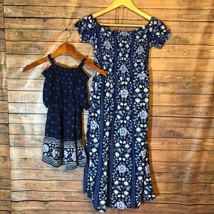 MOMMY & ME MATCHING OLD NAVY DRESSES